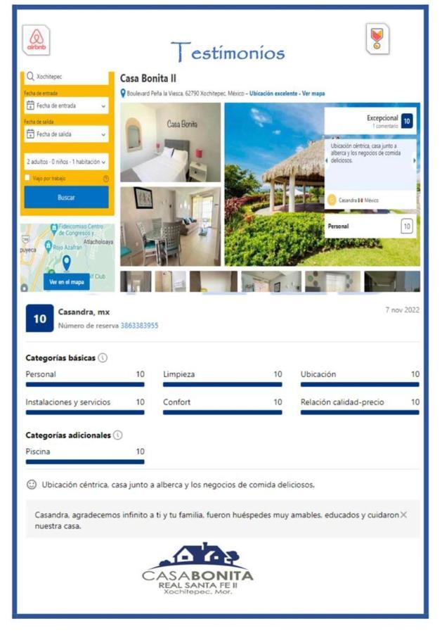 Вилла Casabonita Ii, Pie Alberca, Airac Сочитепек Экстерьер фото